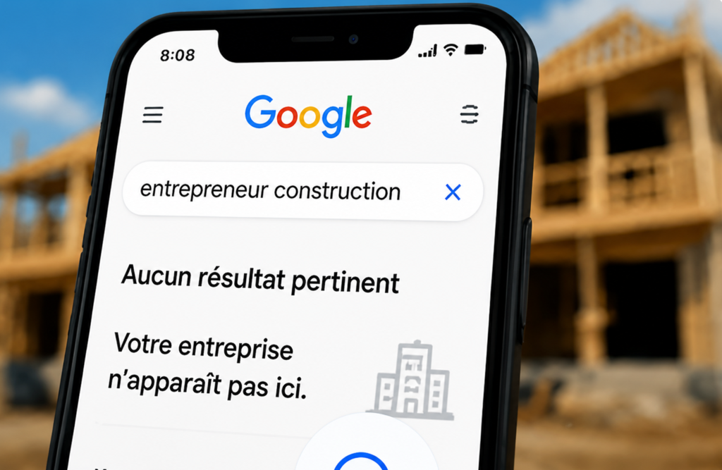 Création de sites web pour entrepreneurs et entreprises en construction